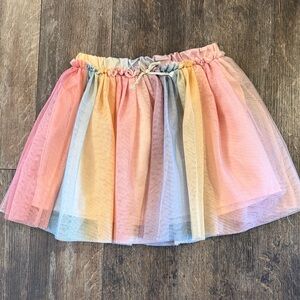 H&M Pastel Rainbow Tulle Skirt